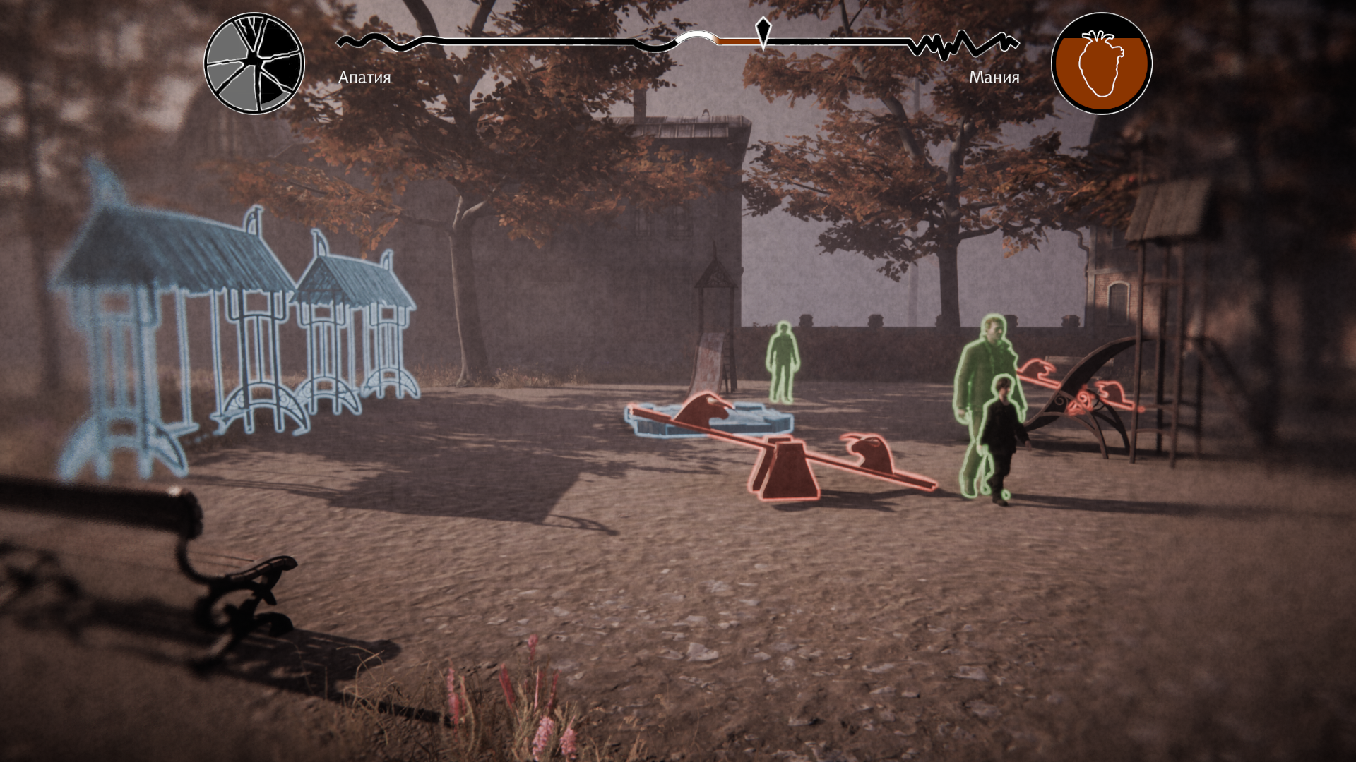 Элементы окружения, влияющие на апатию и манию: Pathologic 3